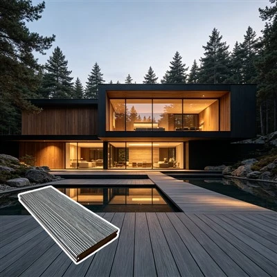 138×23 mm ASA co-ekstruderet udendørs terrasse