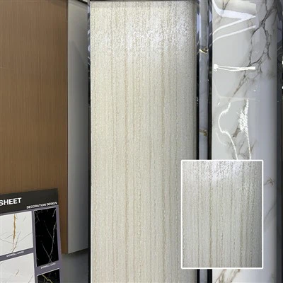 Premium PVC marmor dekorativt ark til interiør